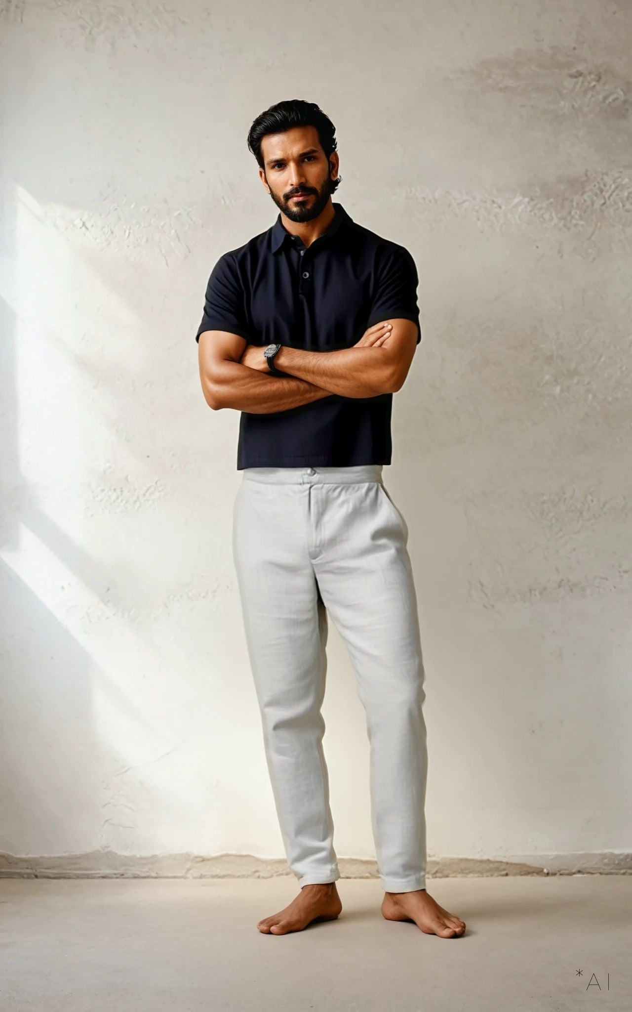 Leinen Herrenhose - Musterstück