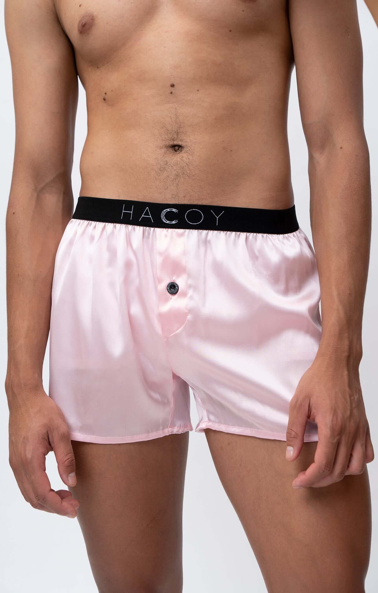 Experience Luxurious Comfort with Our Silk Boxer Shorts HACOY