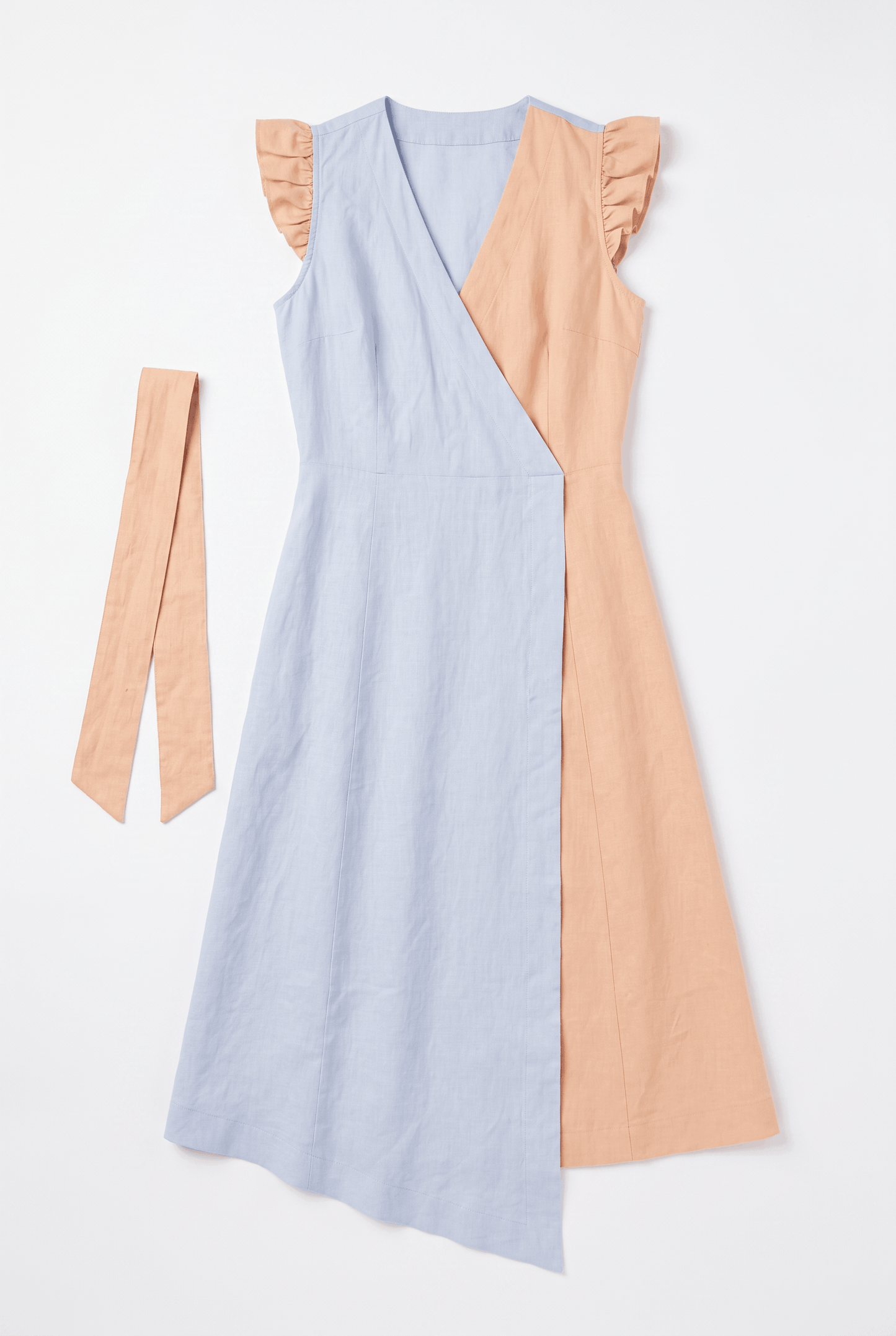 Linen Dual Dress, Light Blue Sample Piece