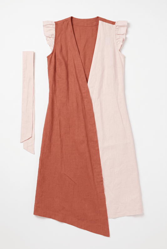 Linen Dual Dress, Ashberry Sample Piece