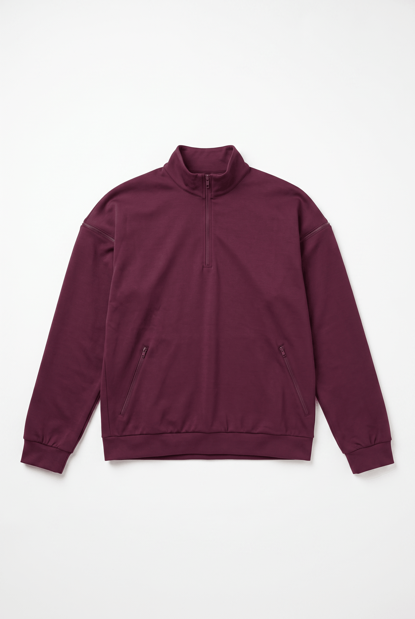 Half Zip Sweater, Bordeaux Sample Piece
