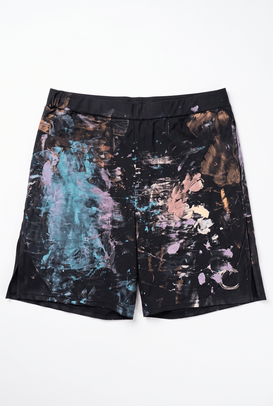 Hand Painted Sports Shorts, One of One
