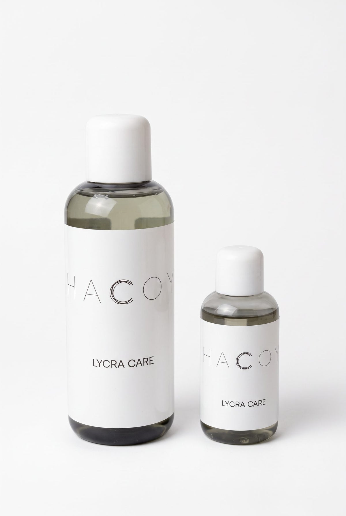 HACOY Lycra Care, 240 ml and 50 ml bottles, English label