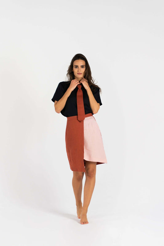 Linen Business Skirt (Pre-owned)