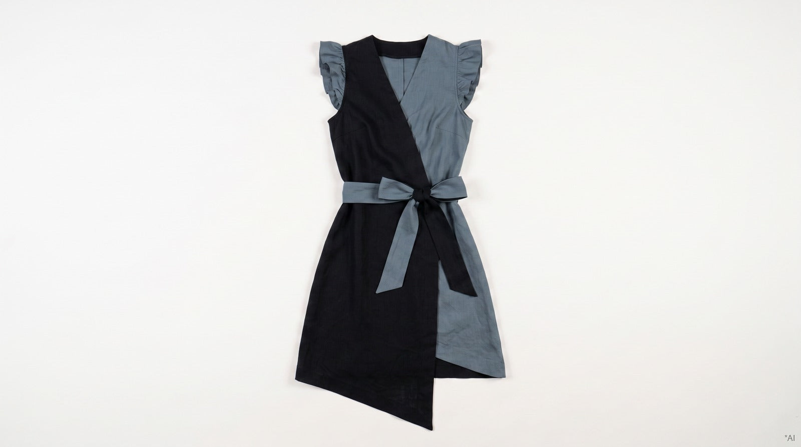 Linen Dual Dress product flatlay (AI-assisted visual)